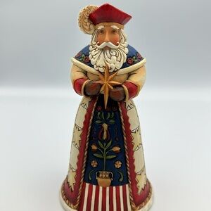 Jim Shore Heartwood Creek Polish Santa 7in H Mint Condition